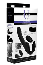 Pro Rider 9x Vibrating Silicone Strapless Strap on With Remote Control Default Title