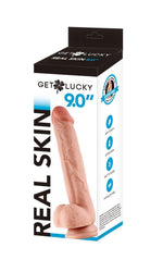 Get Lucky 9 Inch Real Skin Dildo Default Title