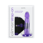 Climax Strap-on - Purple Ice Dong & Harness Set Default Title