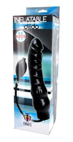 Inflatable 11 Inch Super Dong - Black Default Title