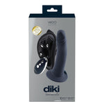 Diki Rechargeable Vibrating Dildo With Harness - Just Black Default Title