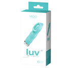 Luv Plus Rechargeable Mini Vibe - Tease Me Turquoise Default Title