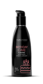 Aqua Birthday Cake Flavored Water Based Lubricant - 2 Oz Default Title