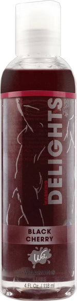 Warming Delights - Black Cherry - Flavored Lube 4 Oz Default Title