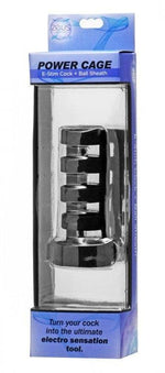 Power Cage Silicone E-Stim Cock and Ball Sheath Default Title