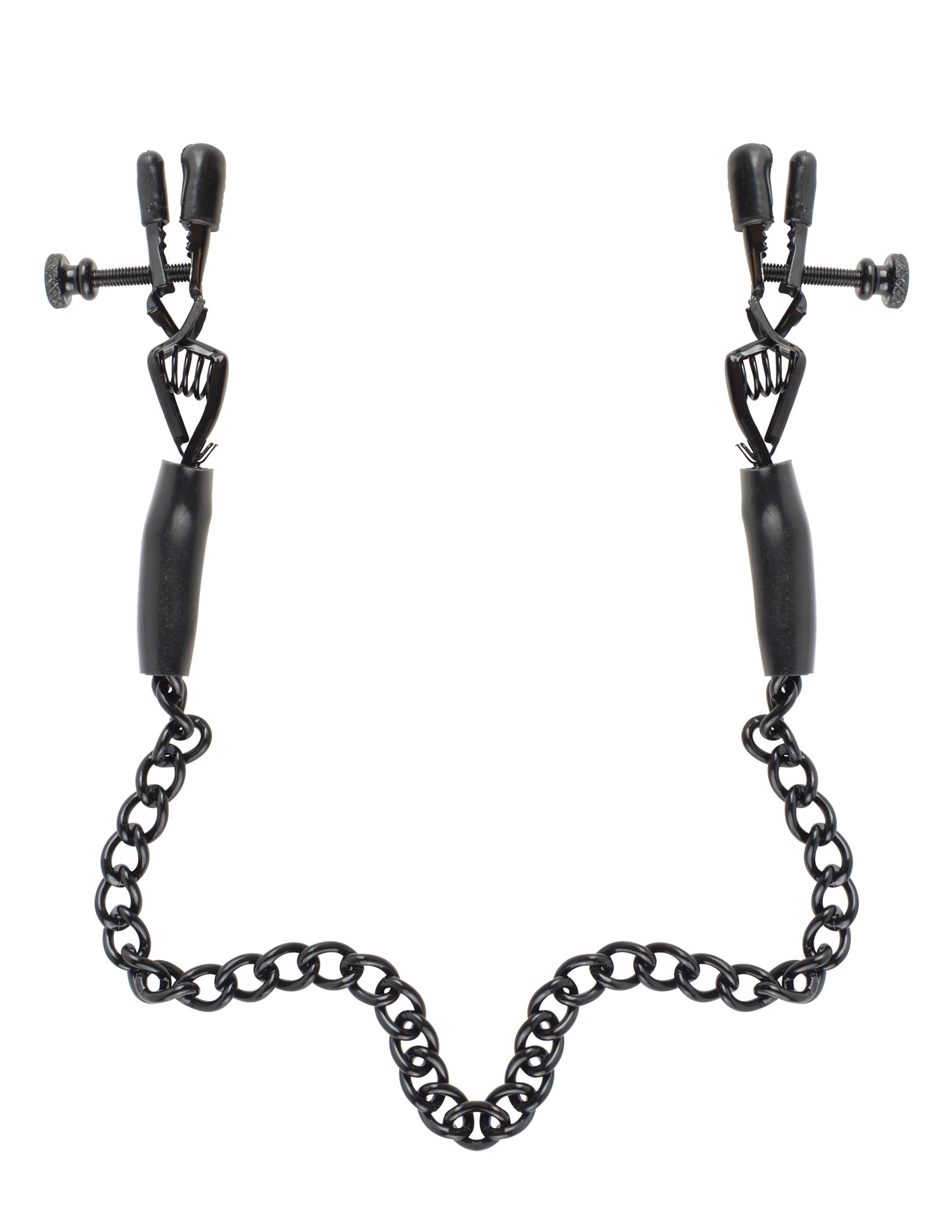 "Fetish Fantasy Series Adjustable Nipple Chain Clamps PD3610-00"