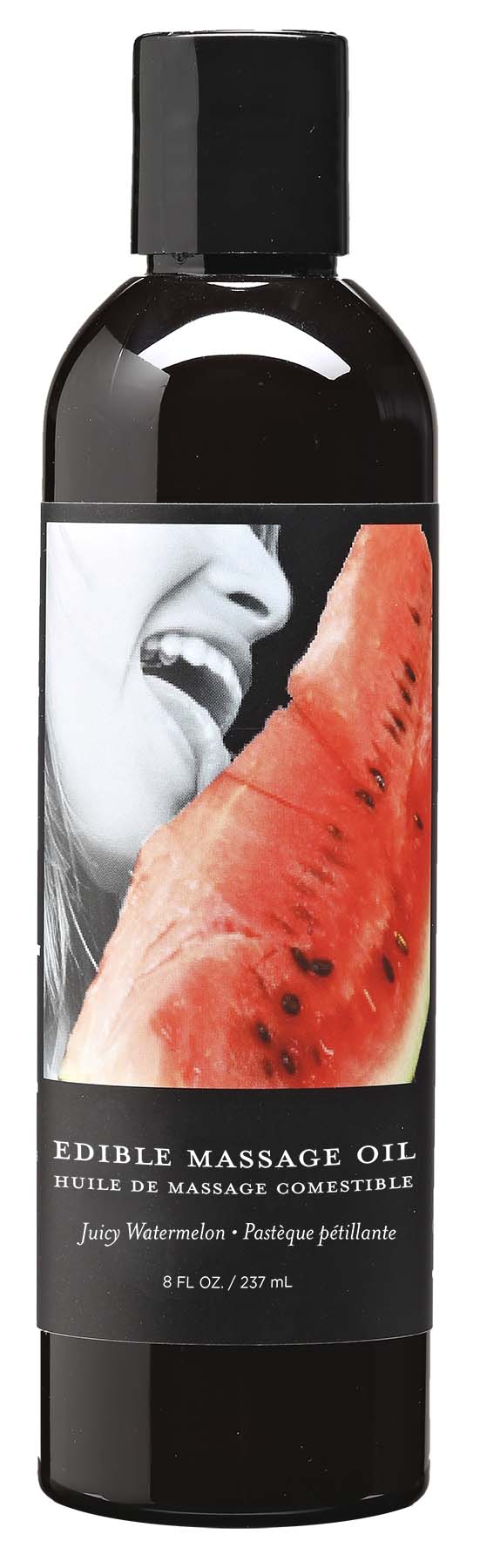 Earthly Body Edible Massage Oil - Watermelon - 8 Fl. Oz. — intimate product at Stuffgoodies