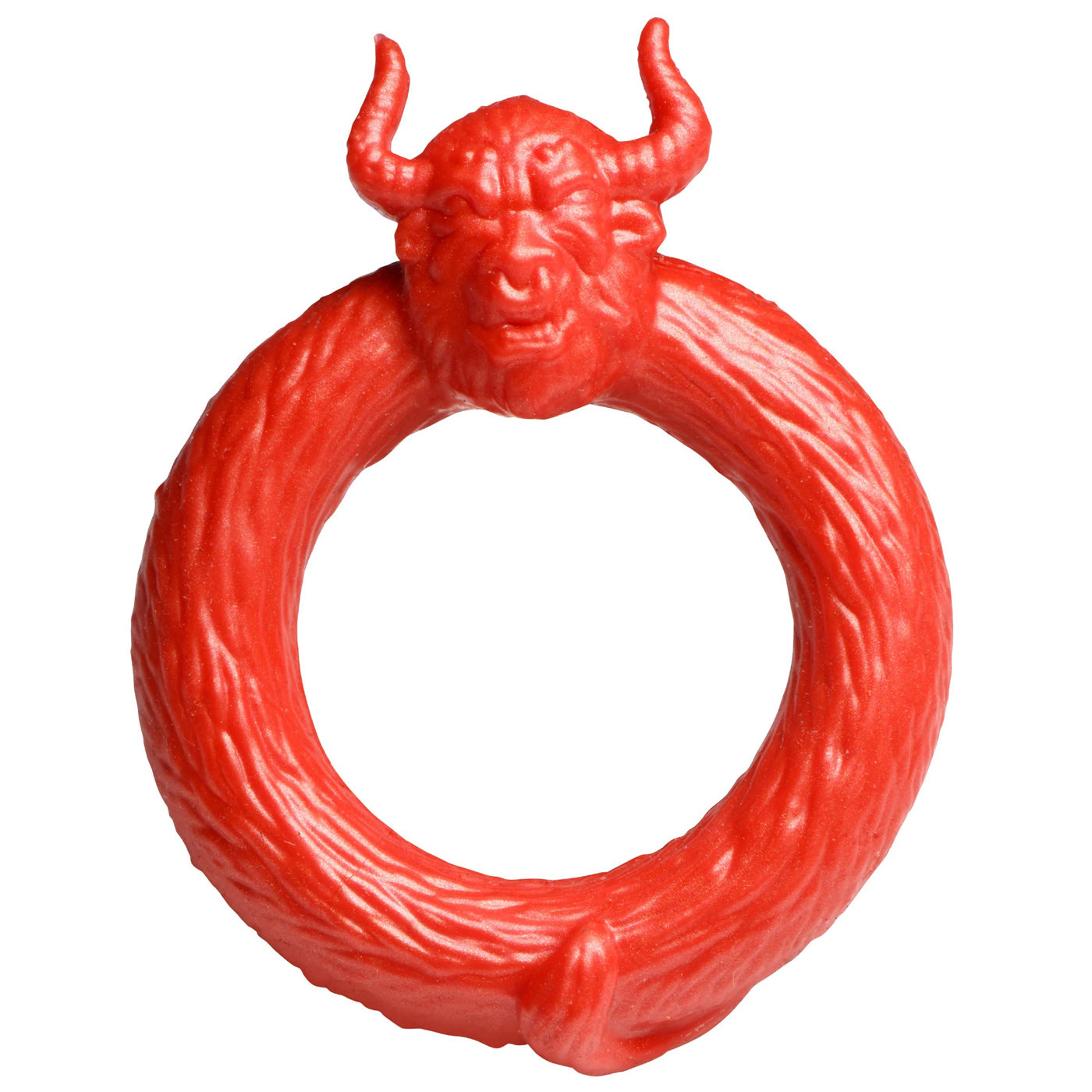 XR Brands — Beast Mode Silicone Cock Ring - Red (CC-AH337)