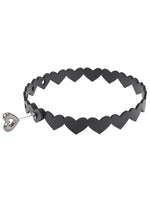 "Heart Day Collar - Black SS09850"