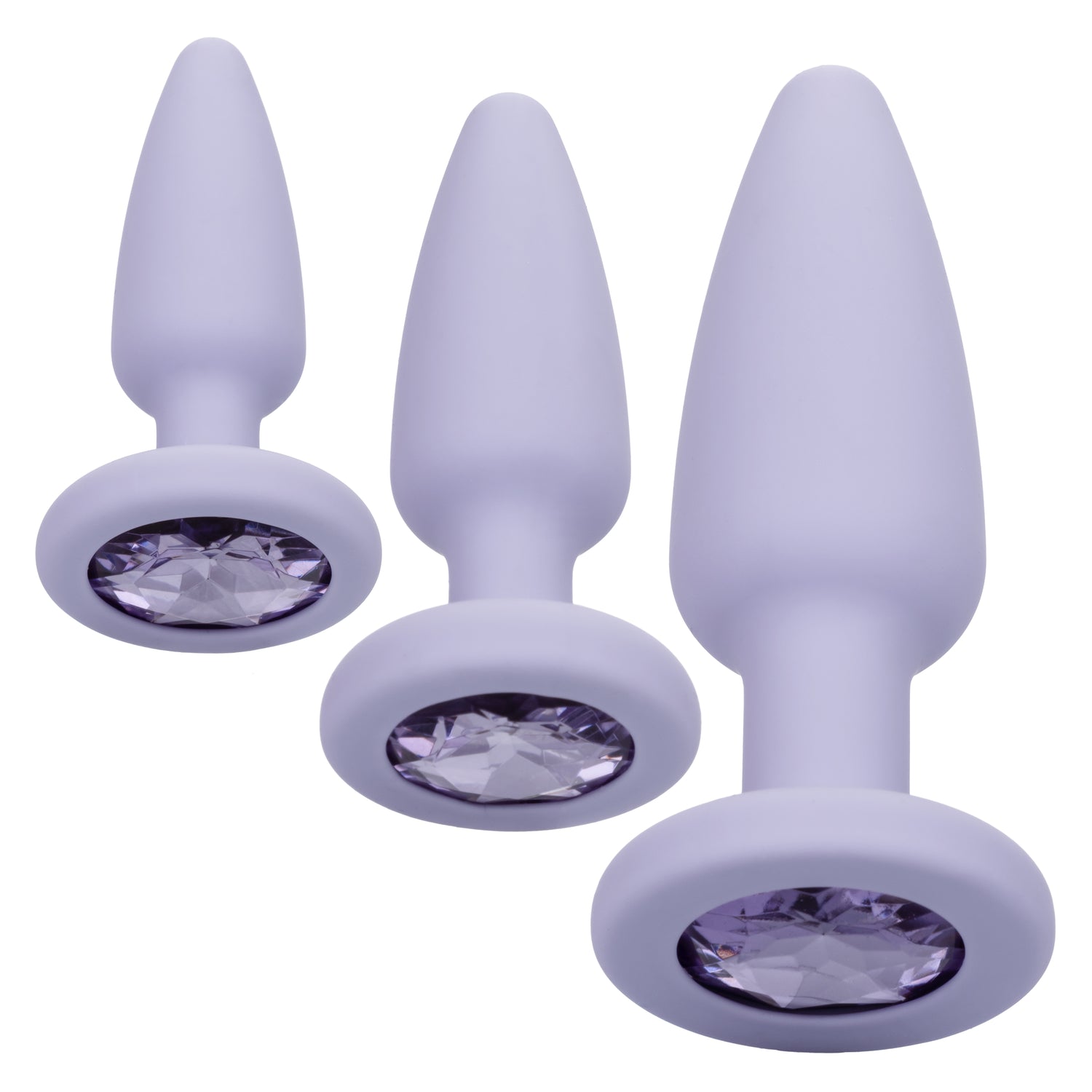CalExotics First Time Crystal Booty Kit - Purple — purple intimate product at Stuffgoodies
