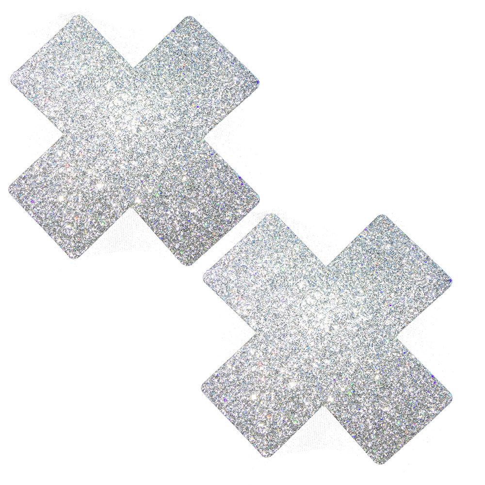 Neva Nude Silver Pixie Dust X-Factor Pasties — intimate product at Stuffgoodies