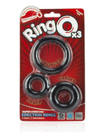 "Ringo X3 - 6 Count White Box - Black RNGO-3P-110D"