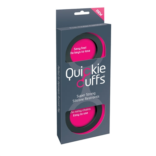 Creative Conceptions Quickie Cuffs - Black - Medium — black bondage toy at Stuffgoodies
