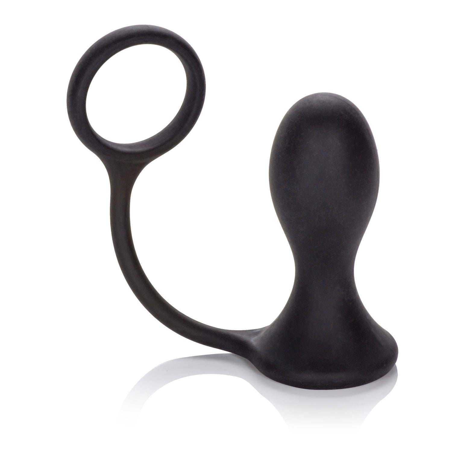 CalExotics Dr. Joel Kaplan Prostate Probe and Ring - Black — black anal toy at Stuffgoodies