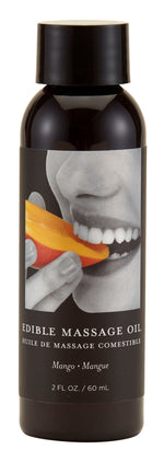 Earthly Body Edible Massage Oil - Mango - 2 Fl. Oz. — intimate product at Stuffgoodies