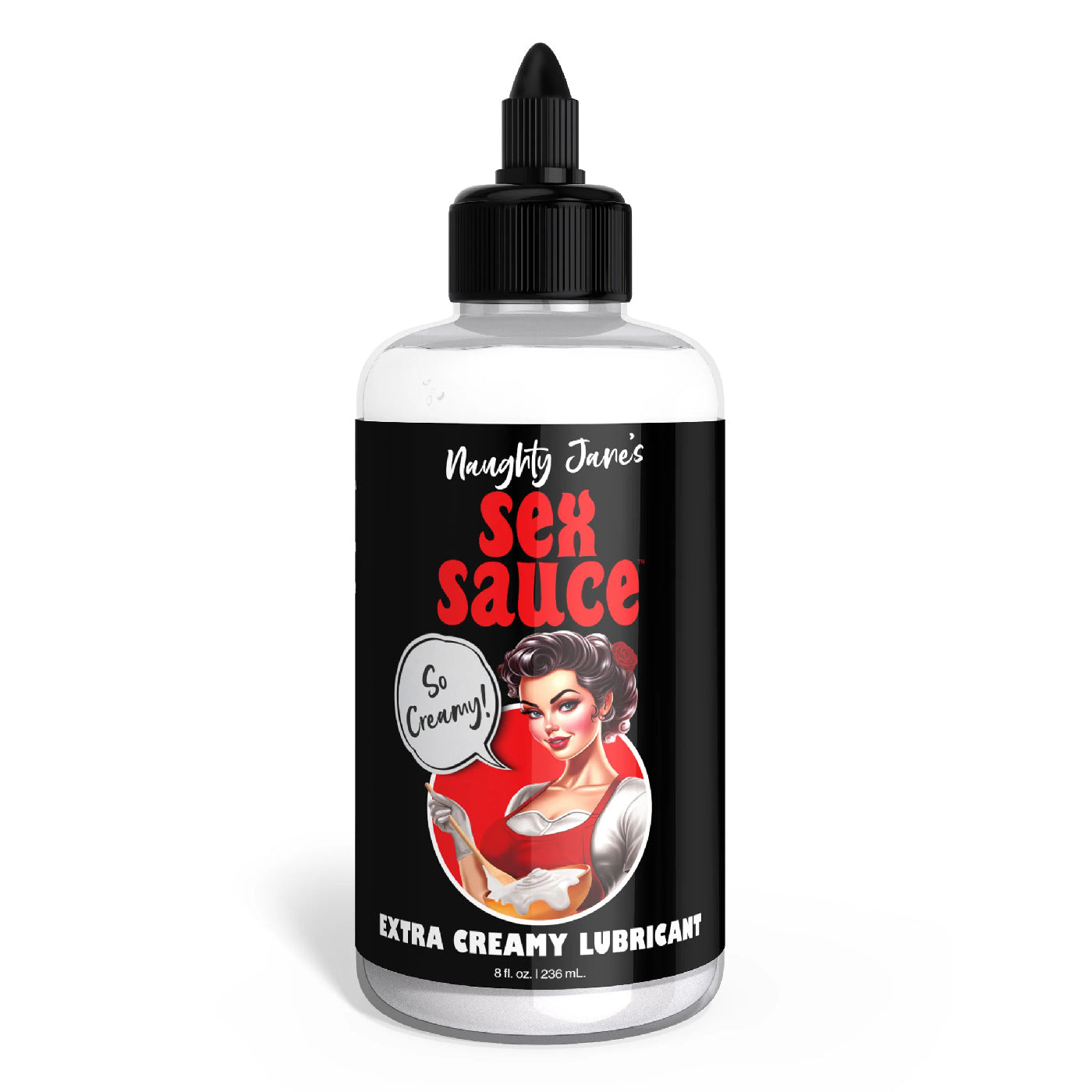 "Naughty Jane's Sex Sauce Extra Creamy Lubricant 8 Oz NJ-AH397-8OZ"
