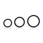 CalExotics Silicone Support Rings - Black — black cock ring at Stuffgoodies