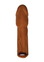 "Skinsations Latin Lover Series Husky Lover 7 Inch Vibrating - Brown HTP3059"