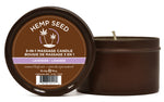 Earthly Body Hemp Seed 3-in-1 Massage Candle - Lavender - 6 Oz. — intimate product at Stuffgoodies