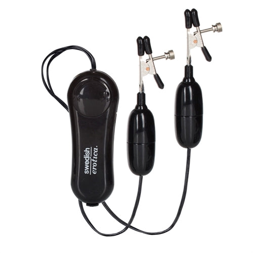 CalExotics Vibrating Nipple Clamps — bondage toy at Stuffgoodies