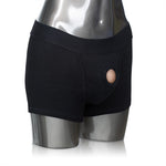 CalExotics Packer Gear Boxer Brief Harness - Extra Small/small - Black — black dildo at Stuffgoodies