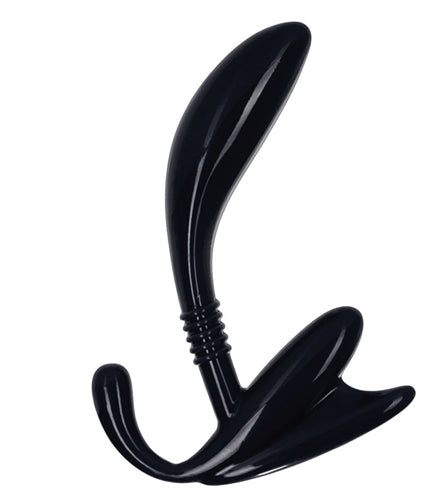 CalExotics Apollo Curved Prostate Probe - Black — black anal toy at Stuffgoodies