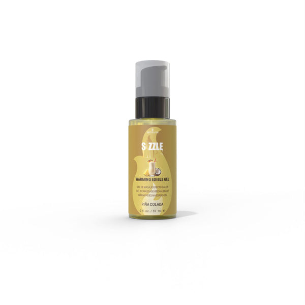 "Sizzle Lips Pia Colada - 2oz Edible Warming Massage Gel SEN-VL416"