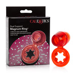 CalExotics Dual Support Magnum Ring - Red — red cock ring at Stuffgoodies