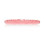 CalExotics Translucence 12 Inches Veined Double Dong - Pink — pink dildo at Stuffgoodies