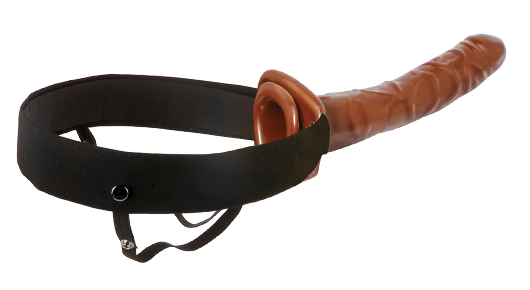 "Fetish Fantasy Series 10 Inch Chocolate Dream Hollow Strap-On PD3948-00"