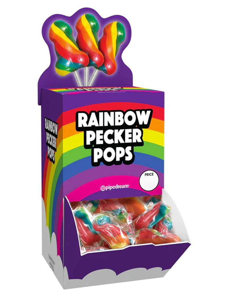 "Rainbow Pecker Pops - 72 Count PD7431-99"