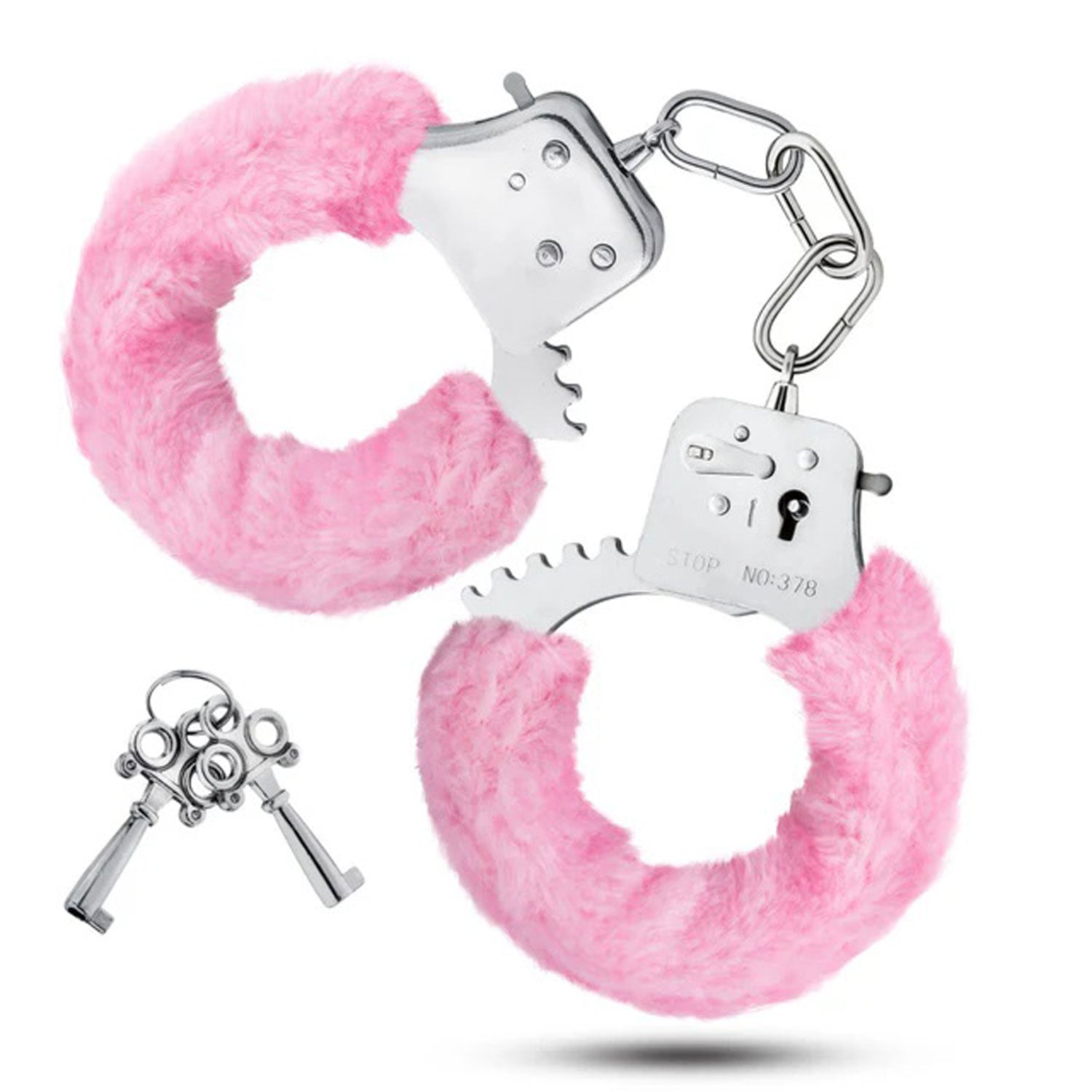 Blush Temptasia Beginner Cuffs Pink — pink bondage toy at Stuffgoodies