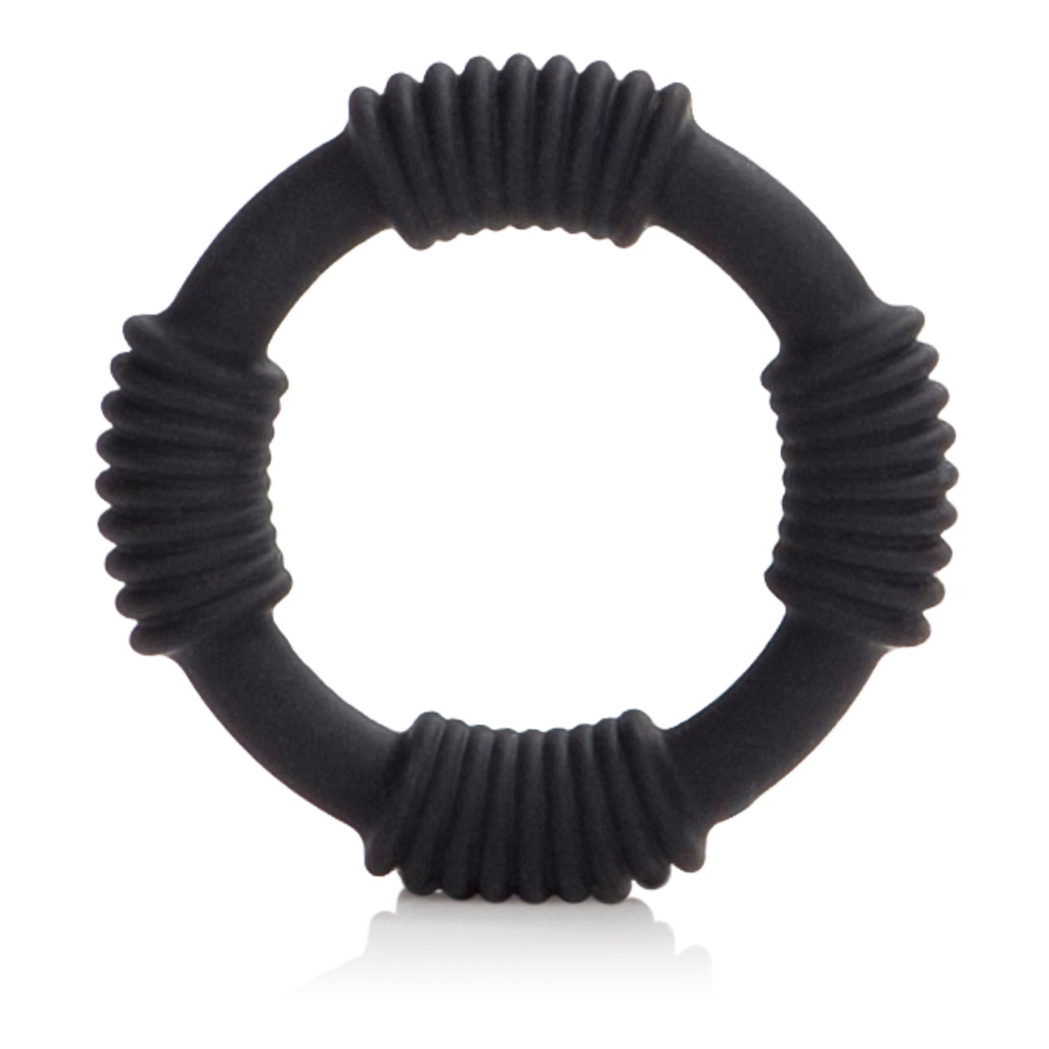 CalExotics Hercules Silicone Ring - Black — black cock ring at Stuffgoodies