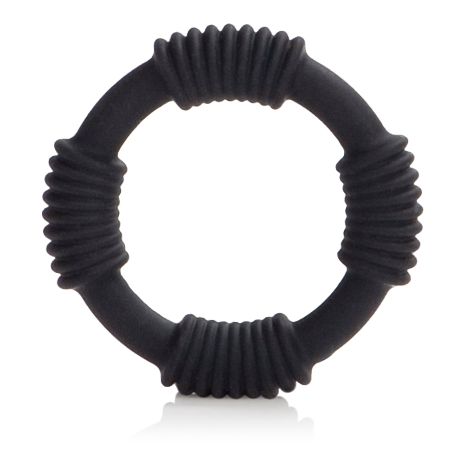 CalExotics Hercules Silicone Ring - Black — black cock ring at Stuffgoodies
