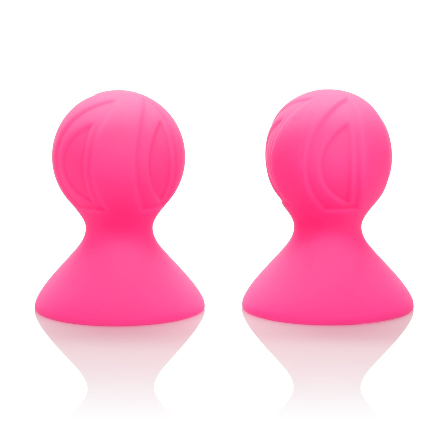 CalExotics Nipple Play Silicone Pro Nipple Suckers - Pink — pink bondage toy at Stuffgoodies