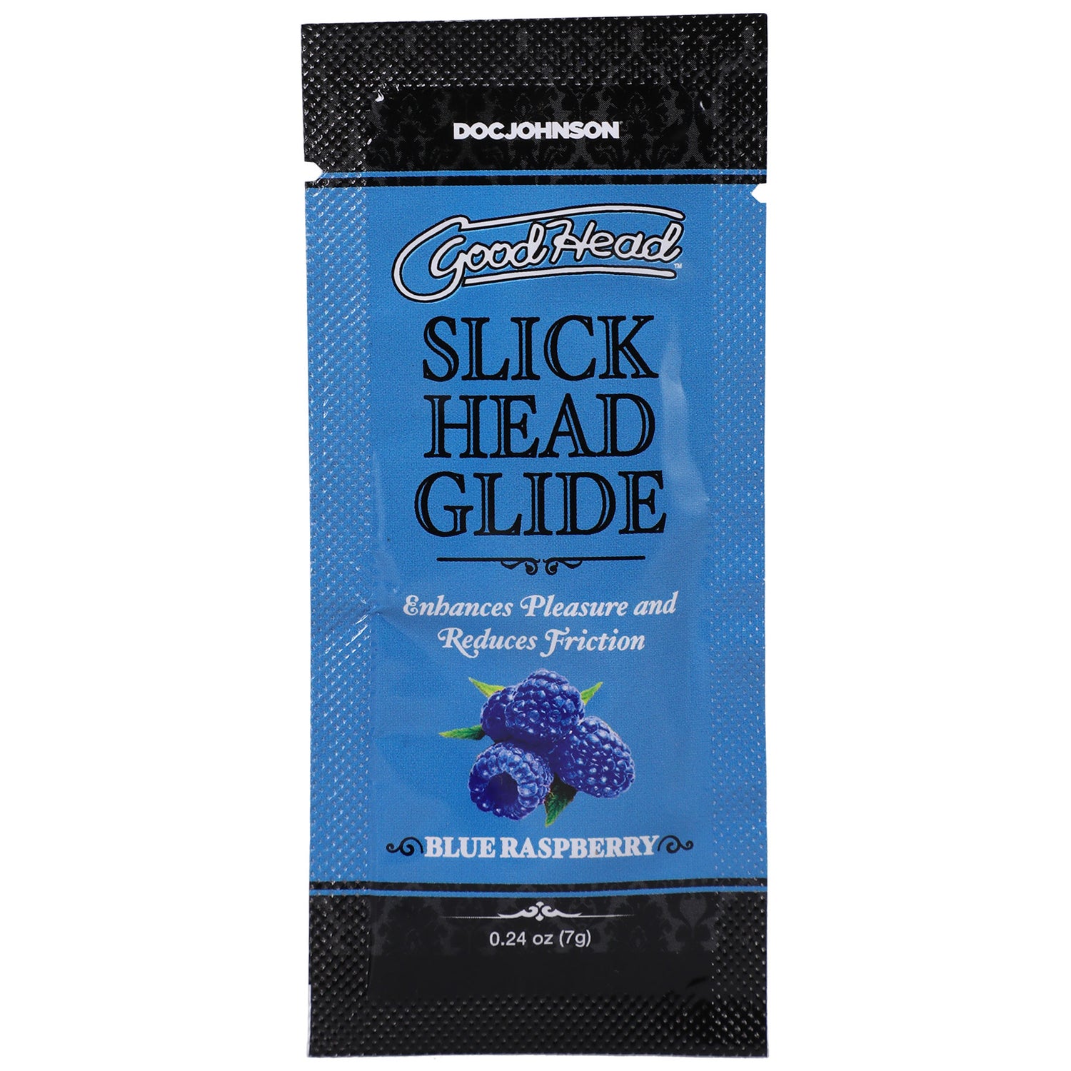 "Goodhead - Slick Head Glide - Blue Raspberry - 0.24 Oz DJ1387-11-BU"