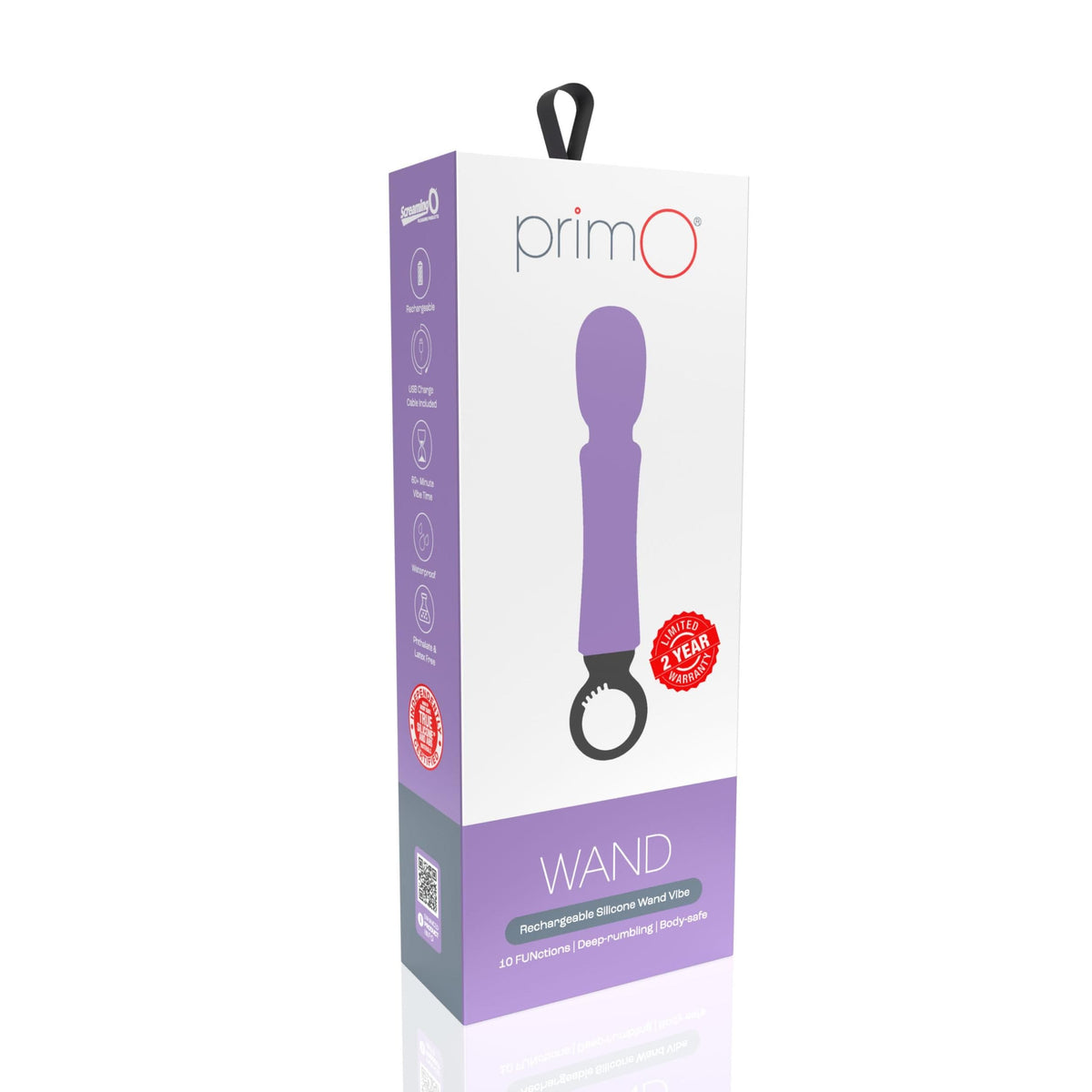 primo wand rechargeable vibe lilac