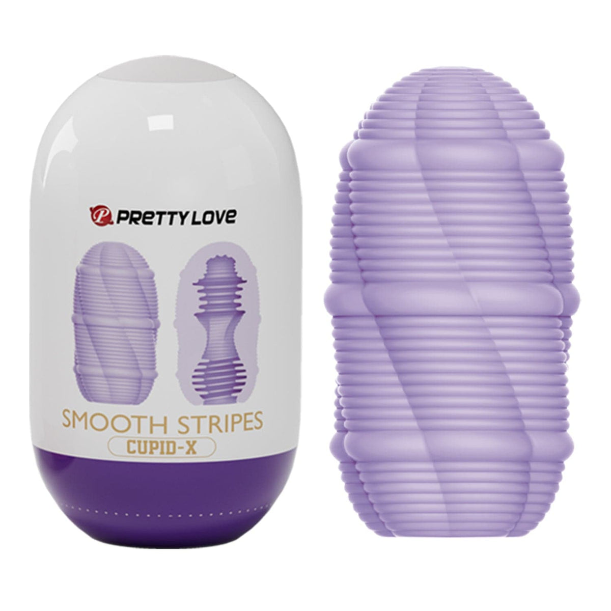 Pretty Love - Smooth Stripes Cupid-X - Purple