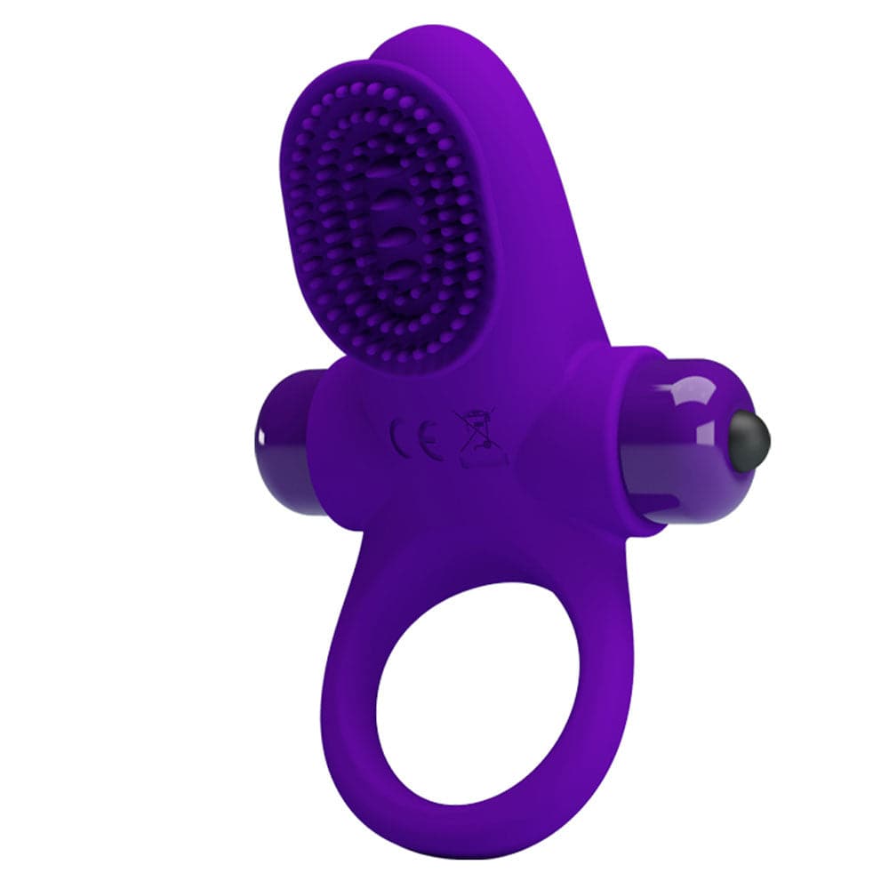 pretty love vibrating cock ring ii purple