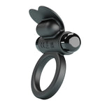 Vibrating Penis Ring Debonaire - Black Default Title