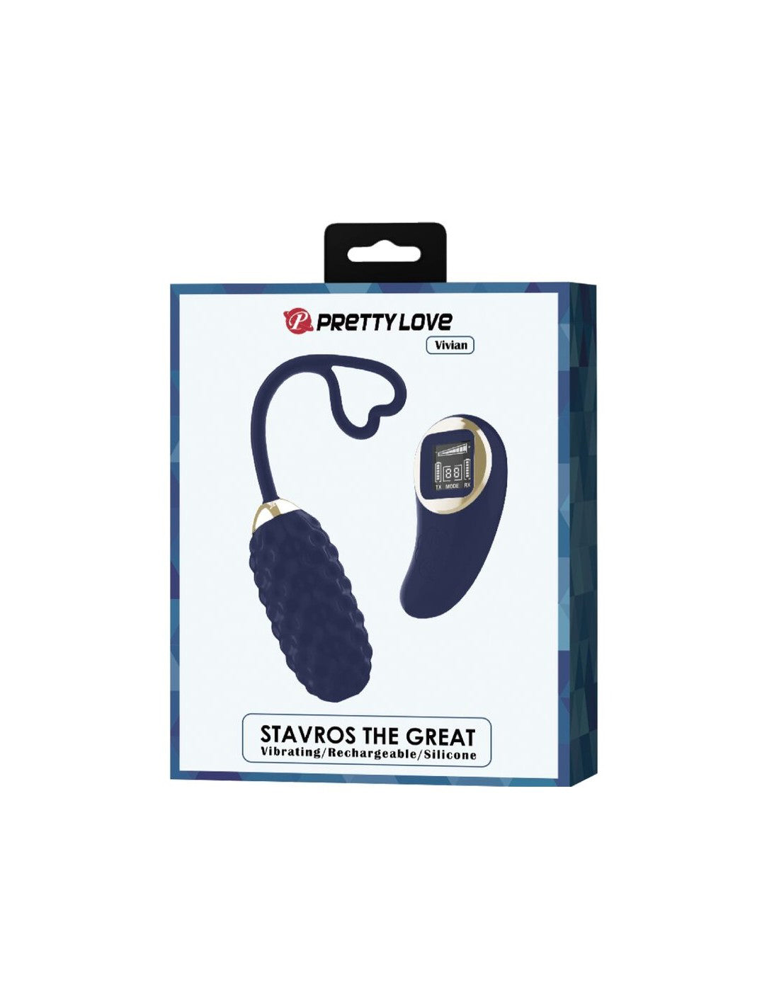 Vivian Remote Control Vibrating Egg - Blue Default Title