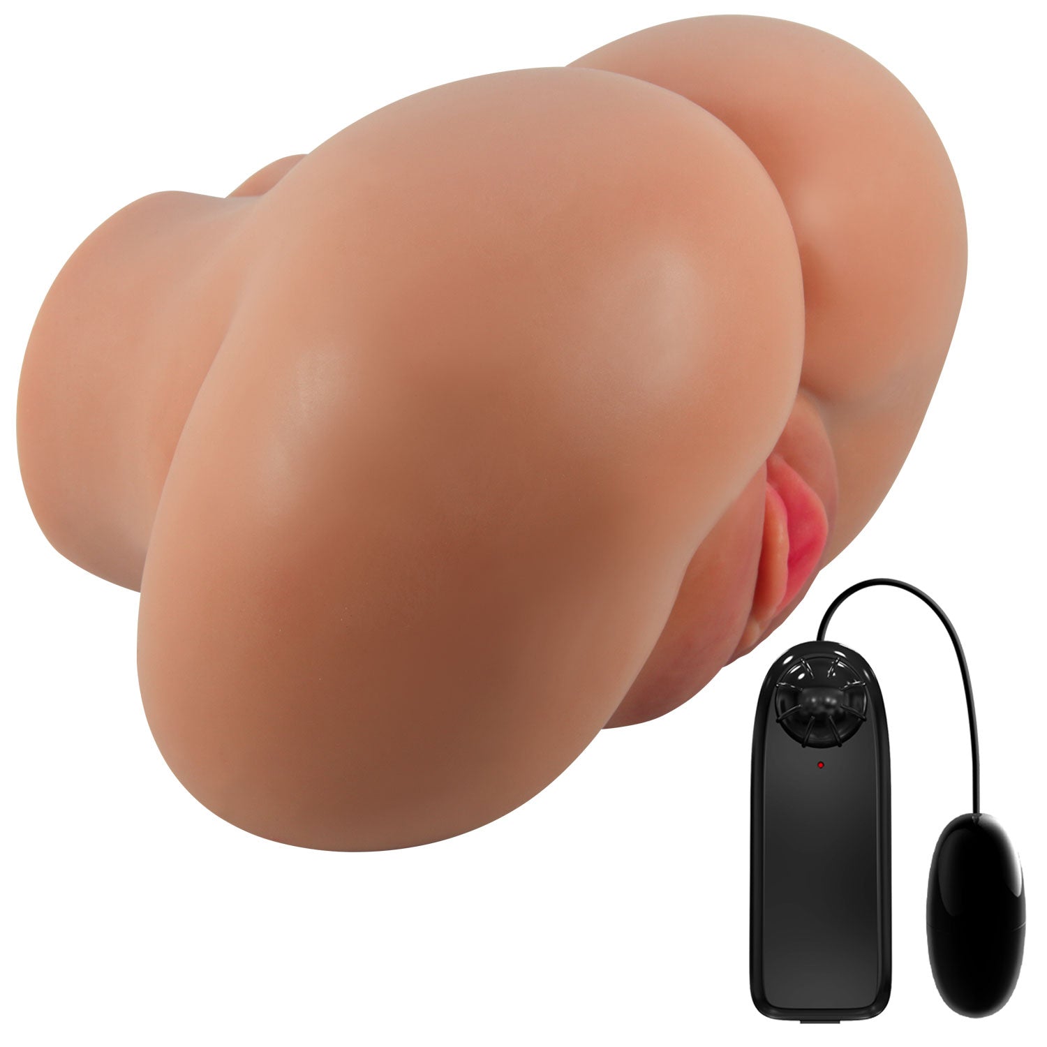 Luna Realistic Vagina and Ass Vibrator - Tan Default Title