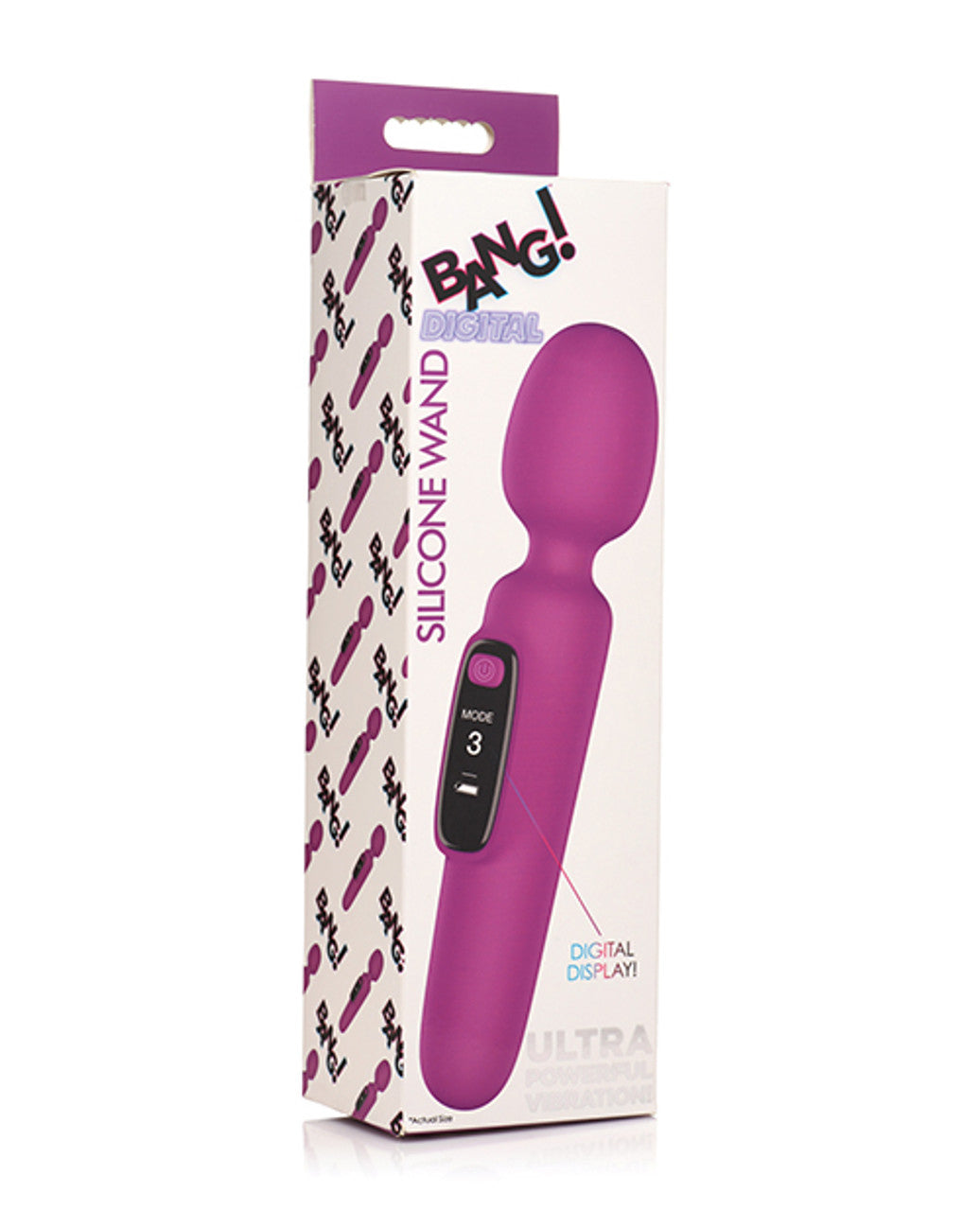 Bang Digital Silicone Wand - Purple Default Title