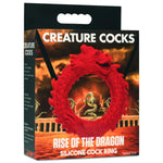 Rise of the Dragon Silicone Cock Ring - Red Default Title