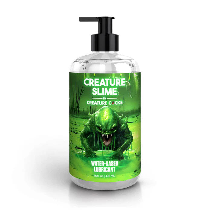 XR Brands Creature Cocks Creature Slime Water Based  Lubricant 16oz — clear lubricant at Stuffgoodies
