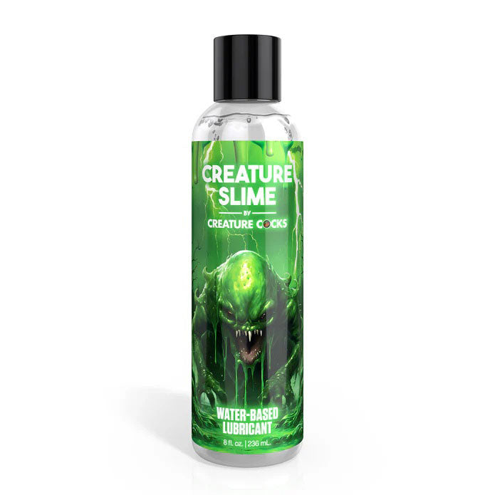 XR Brands Creature Cocks Creature Slime Water Based  Lubricant 8oz — clear lubricant at Stuffgoodies