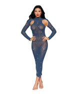 Bodystocking Gown Dmnd - One Size - Navy Default Title
