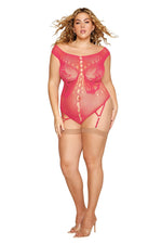 Garter Teddy - Queen Size - Watermelon Default Title