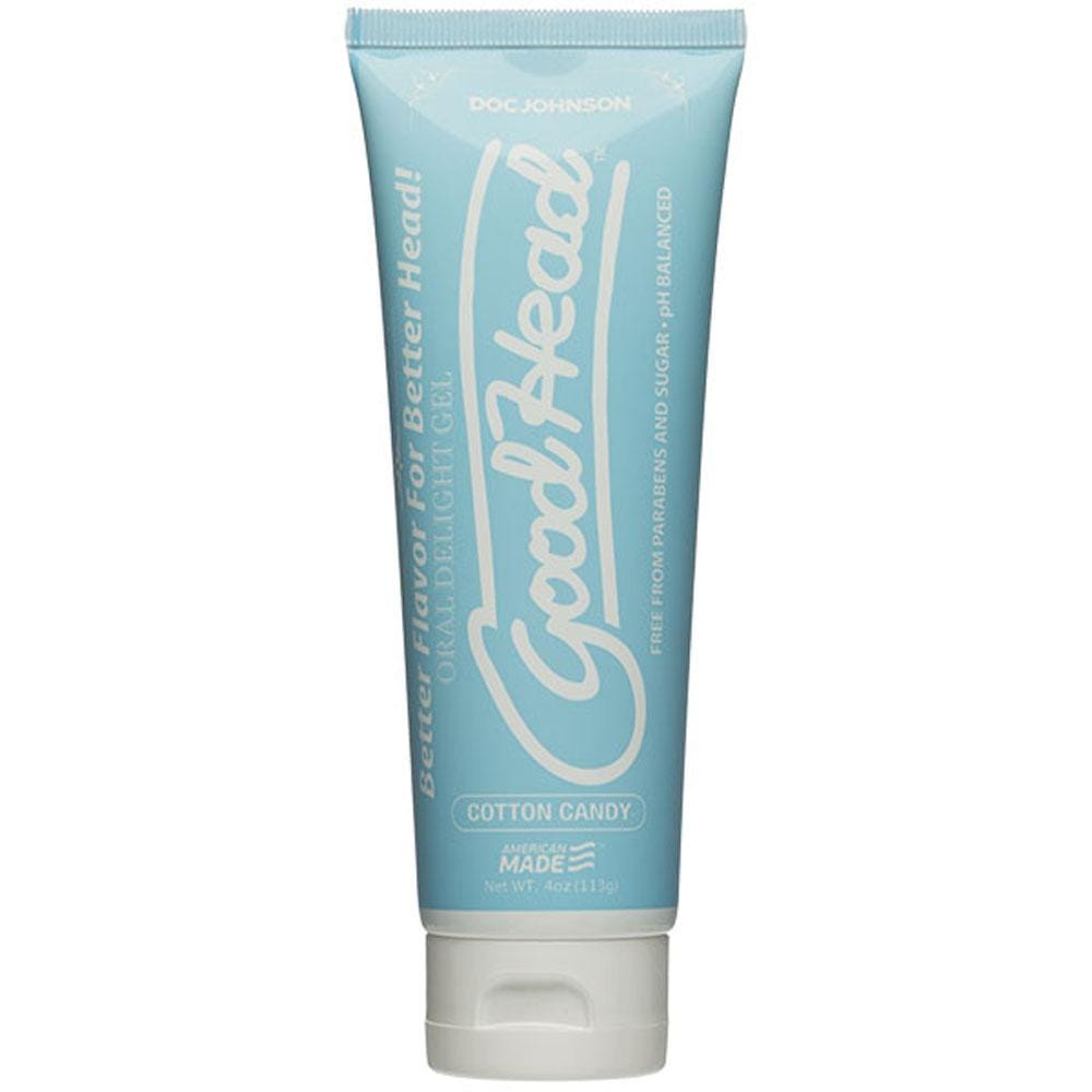 Goodhead - Oral Delight Gel - 4 Oz Tube - Cotton Candy
