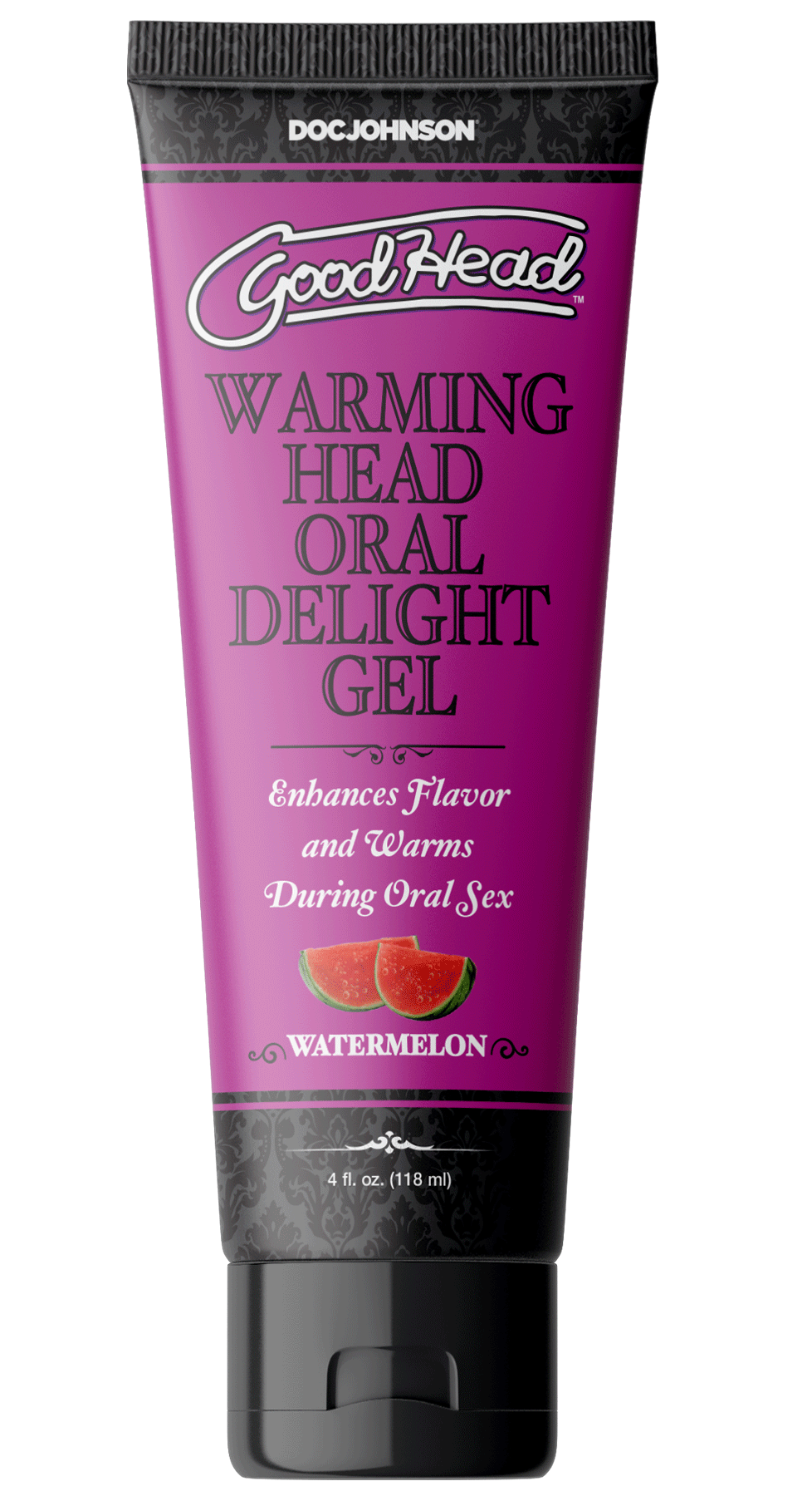 Doc Johnson Goodhead - Warming Head Oral Delight Gel - Watermelon - 4 Fl. Oz. — Lubricant